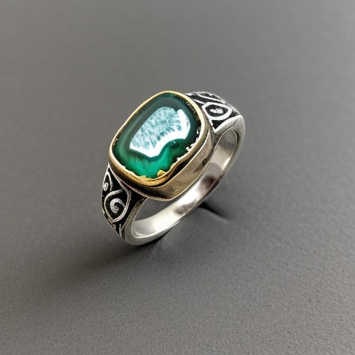 Kaitlin Collins Feet and the Allure of Moss Agate Rings